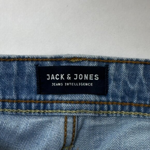 JACK & JONES Slim Fit Distressed Jeans 34 - Picture 6 of 9